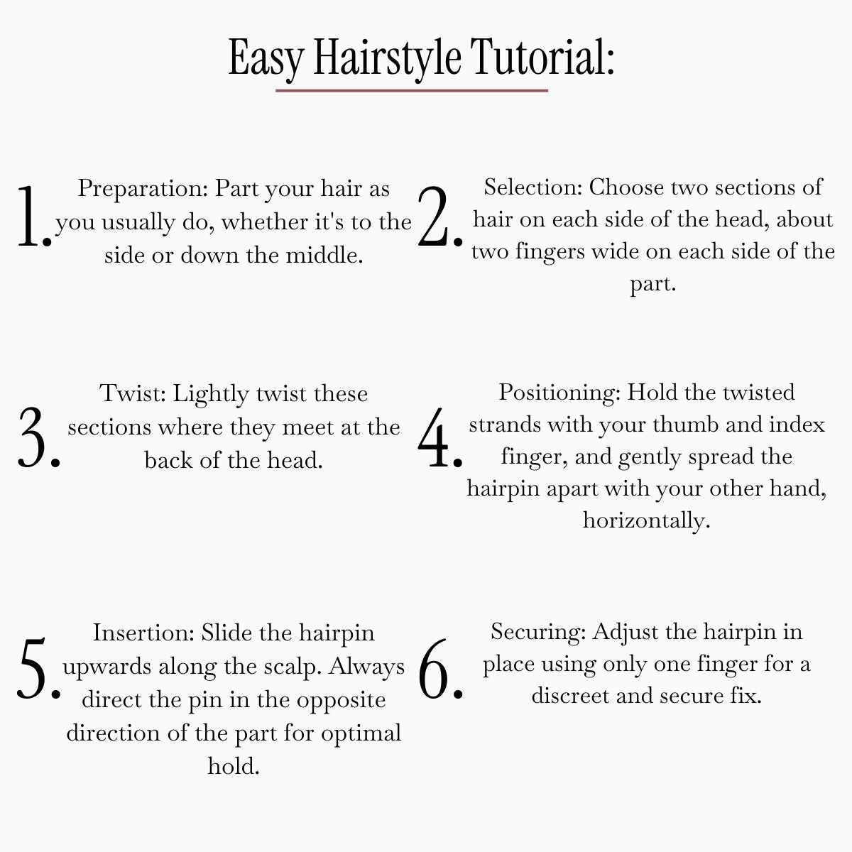 HairPin: The Key to Sublime Hairstyles Every Day
