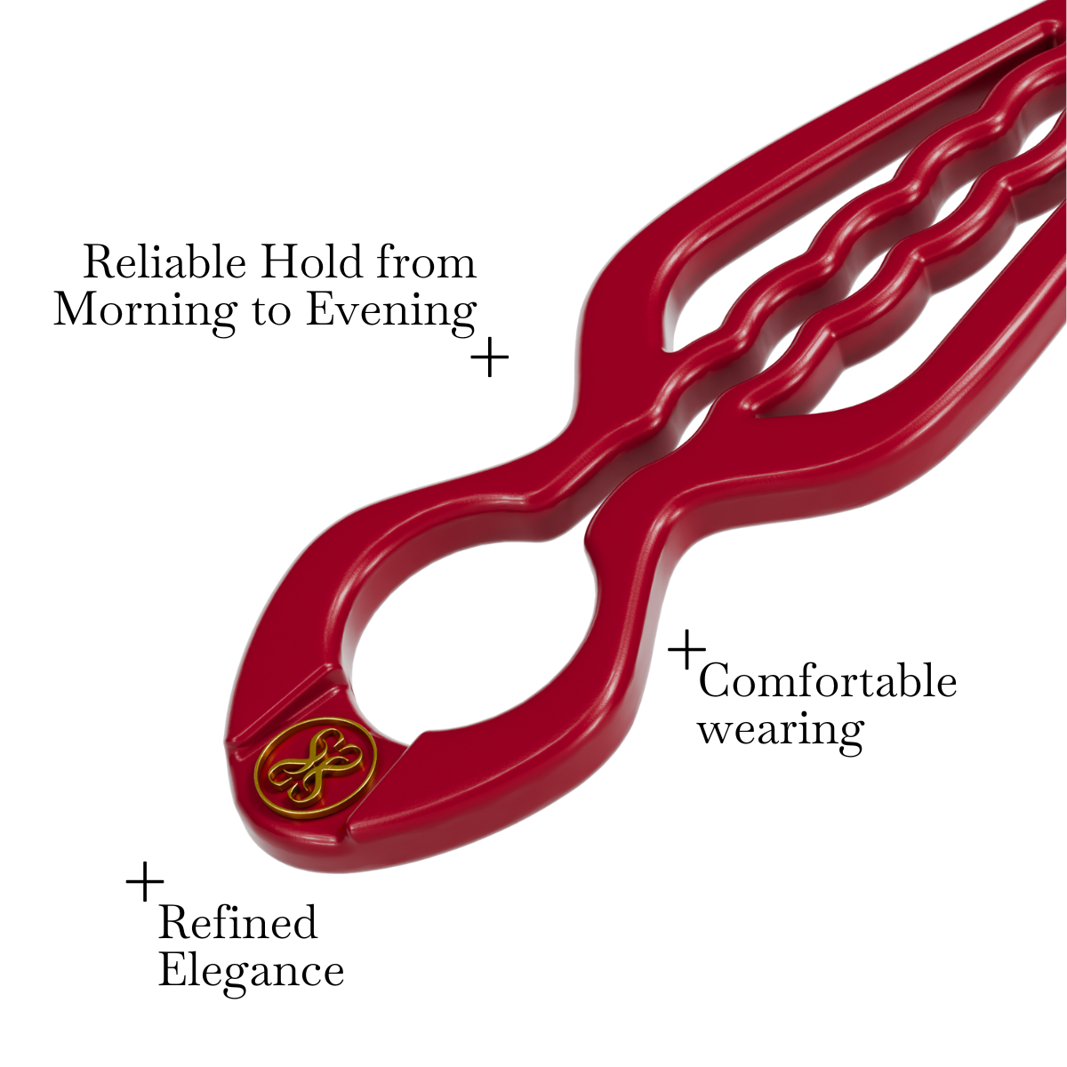 Prestige HairPin – Set of 3 (Red)