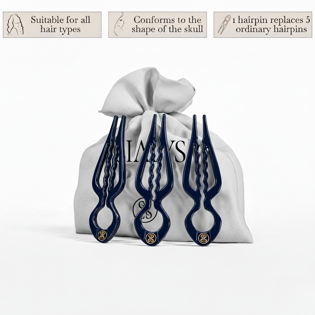 Prestige HairPin – Set of 3 (Midnight)