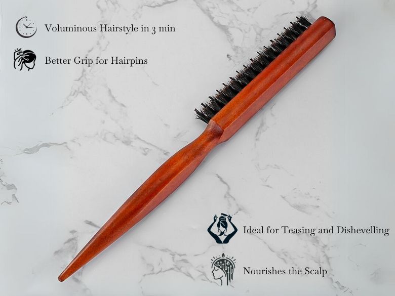 Backcomb Hair Brush: Effortless Volume and Texture for Stylish Hair