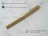 Elite Gold Anti-Static Styling Comb