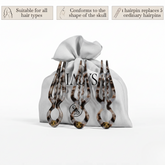 Prestige HairPin – Set of 3 (Silver Tortoise)
